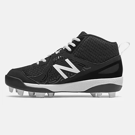 New Balance 3000v5 Youth Molded Cleats – Black/White (J3000BK5) 3 New Balance 3000v5 Youth Molded Cleats – Black/White (J3000BK5) - Image 3