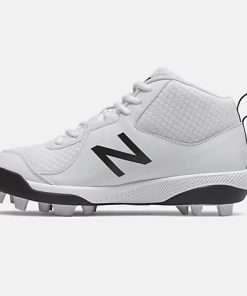 New Balance 3000v5 Youth Molded Cleats – White (J3000SW5) -Wilson Shop J3000SW5 3