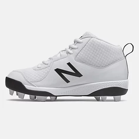 New Balance 3000v5 Youth Molded Cleats – White (J3000SW5) 3 New Balance 3000v5 Youth Molded Cleats – White (J3000SW5) - Image 3