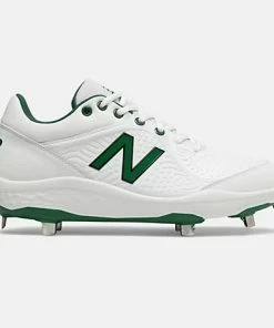 New Balance – White/Green Low-Cut L3000v5 Metal Spikes (L3000OA5)