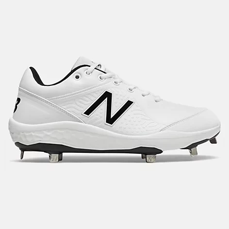 New Balance – White Low-Cut L3000v5 Metal Spikes (L3000SW5) 2 New Balance – White Low-Cut L3000v5 Metal Spikes (L3000SW5) - Image 2