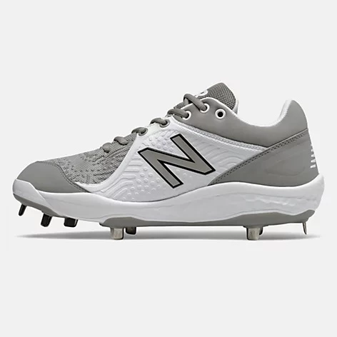 New Balance – Grey/White Low-Cut L3000v5 Metal Spikes (L3000TG5) 3 New Balance – Grey/White Low-Cut L3000v5 Metal Spikes (L3000TG5) - Image 3