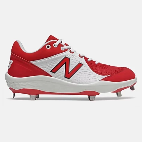 New Balance – Red/White Low-Cut L3000v5 Metal Spikes (L3000TR5) 1 New Balance – Red/White Low-Cut L3000v5 Metal Spikes (L3000TR5)