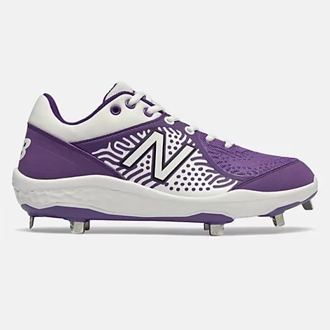 New Balance – White/Purple Low-Cut L3000v5 Metal Spikes (L3000WP5) 1 New Balance – White/Purple Low-Cut L3000v5 Metal Spikes (L3000WP5)