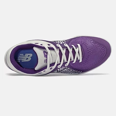 New Balance – White/Purple Low-Cut L3000v5 Metal Spikes (L3000WP5) 2 New Balance – White/Purple Low-Cut L3000v5 Metal Spikes (L3000WP5) - Image 2