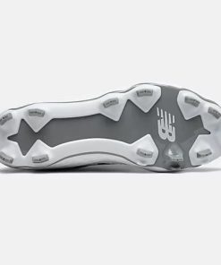 New Balance – Men’s Grey/White 3000v5 Fresh Foam Molded Cleat (PL3000G5) -Wilson Shop PL3000G5 4