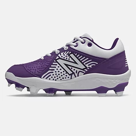 New Balance – Men’s White/Purple 3000v5 Fresh Foam Molded Cleat (PL3000P5) 3 New Balance – Men’s White/Purple 3000v5 Fresh Foam Molded Cleat (PL3000P5) - Image 3