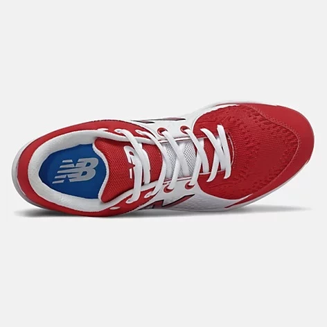 New Balance – Men’s Red/White 3000v5 Fresh Foam Molded Cleat (PL3000R5) 2 New Balance – Men’s Red/White 3000v5 Fresh Foam Molded Cleat (PL3000R5) - Image 2