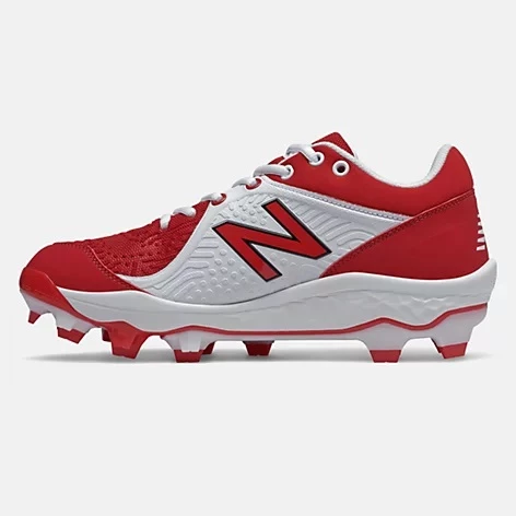 New Balance – Men’s Red/White 3000v5 Fresh Foam Molded Cleat (PL3000R5) 3 New Balance – Men’s Red/White 3000v5 Fresh Foam Molded Cleat (PL3000R5) - Image 3