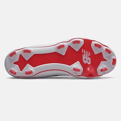 New Balance – Men’s Red/White 3000v5 Fresh Foam Molded Cleat (PL3000R5) 4 New Balance – Men’s Red/White 3000v5 Fresh Foam Molded Cleat (PL3000R5) - Image 4