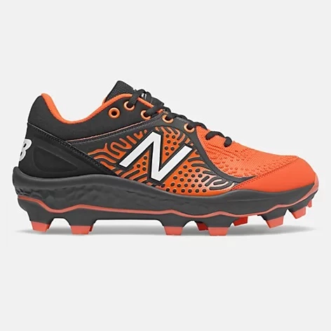 New Balance – Men’s Black/Orange 3000v5 Fresh Foam Molded Cleat (PL3000T5) 1 New Balance – Men’s Black/Orange 3000v5 Fresh Foam Molded Cleat (PL3000T5)