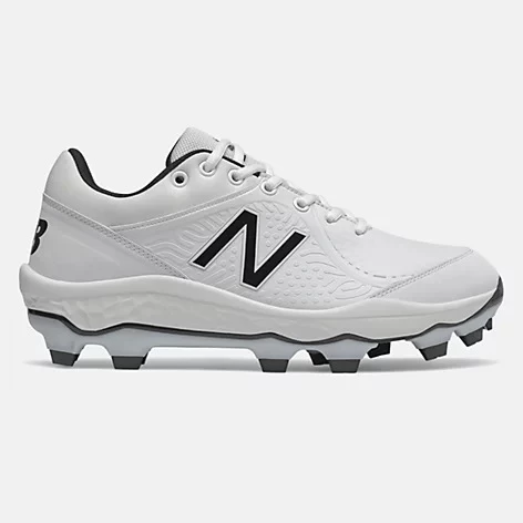New Balance – Men’s White 3000v5 Fresh Foam Molded Cleat (PL3000W5) 1 New Balance – Men’s White 3000v5 Fresh Foam Molded Cleat (PL3000W5)