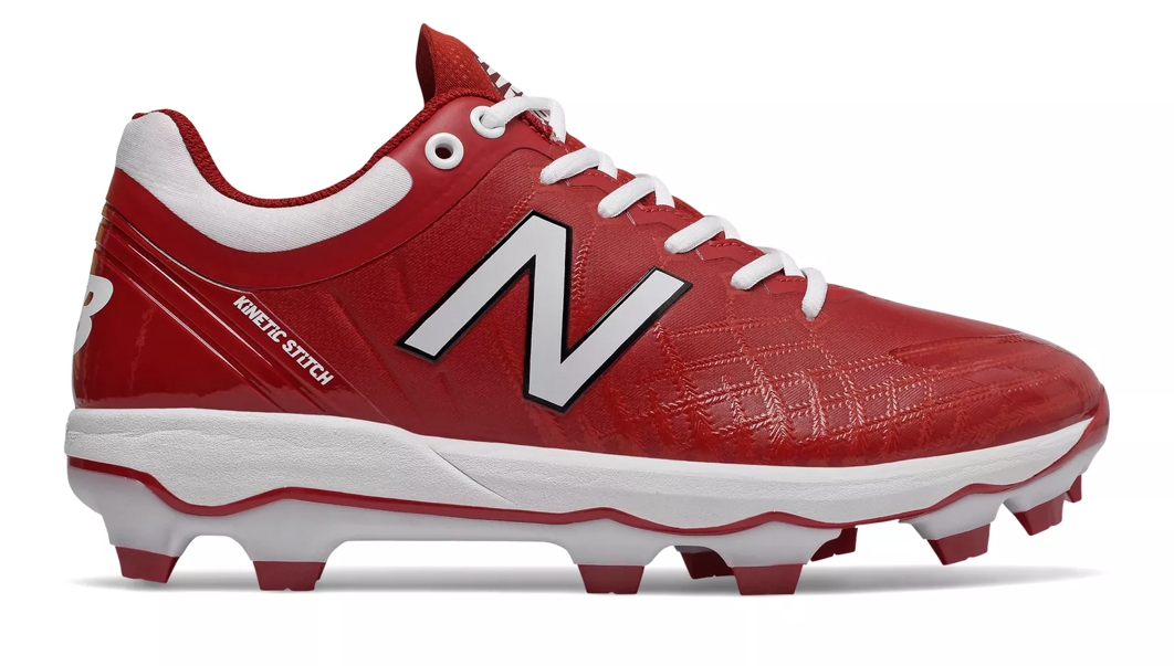 New Balance 4040v5 Adult Molded Cleats – Maroon/White (PL4040M5) New Balance 4040v5 Adult Molded Cleats – Maroon/White (PL4040M5) -Wilson Shop PL4040M5 1