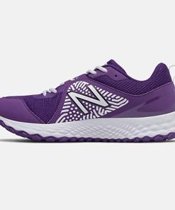 New Balance – Men’s White/Purple 3000v5 Fresh Foam Men’s Turf (T3000WP5) -Wilson Shop T3000WP5 3