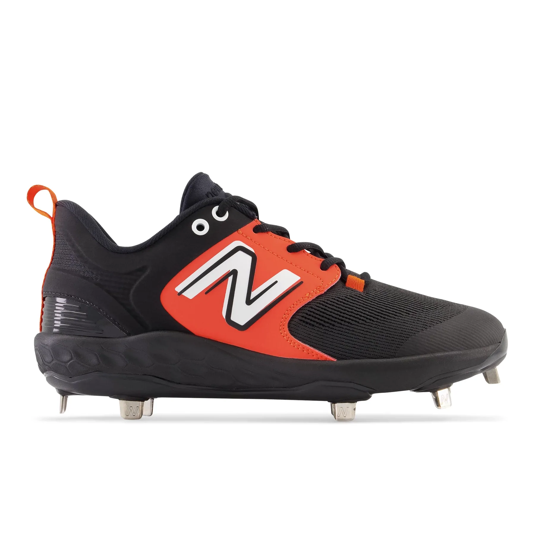 New Balance Black/Orange L3000v6 Metal Spikes 1 New Balance Black/Orange L3000v6 Metal Spikes