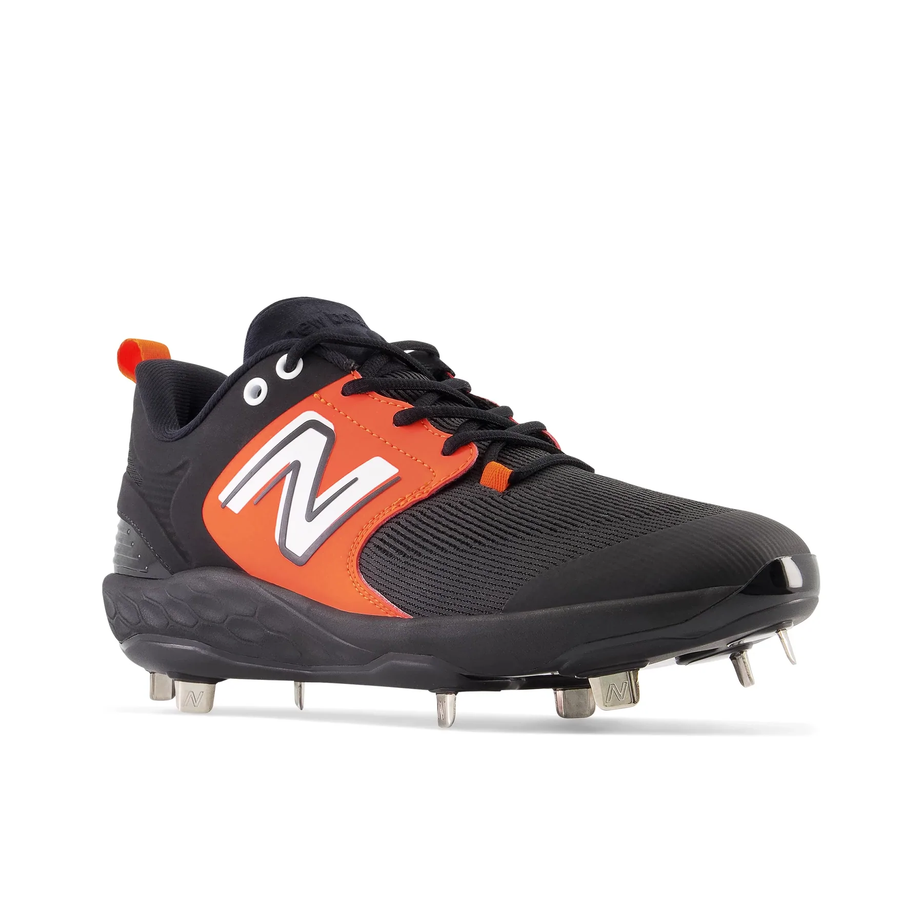 New Balance Black/Orange L3000v6 Metal Spikes 2 New Balance Black/Orange L3000v6 Metal Spikes - Image 2