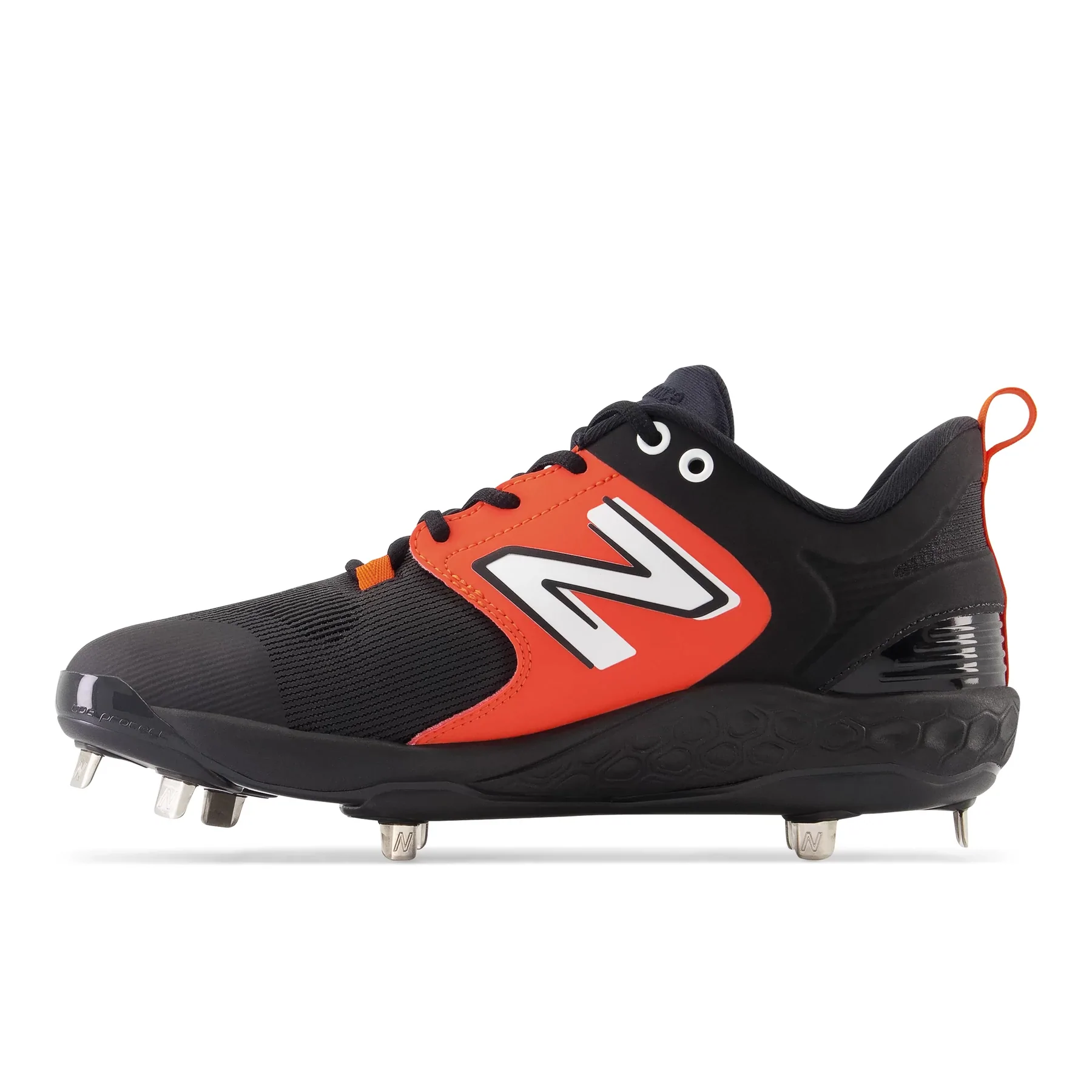 New Balance Black/Orange L3000v6 Metal Spikes 3 New Balance Black/Orange L3000v6 Metal Spikes - Image 3