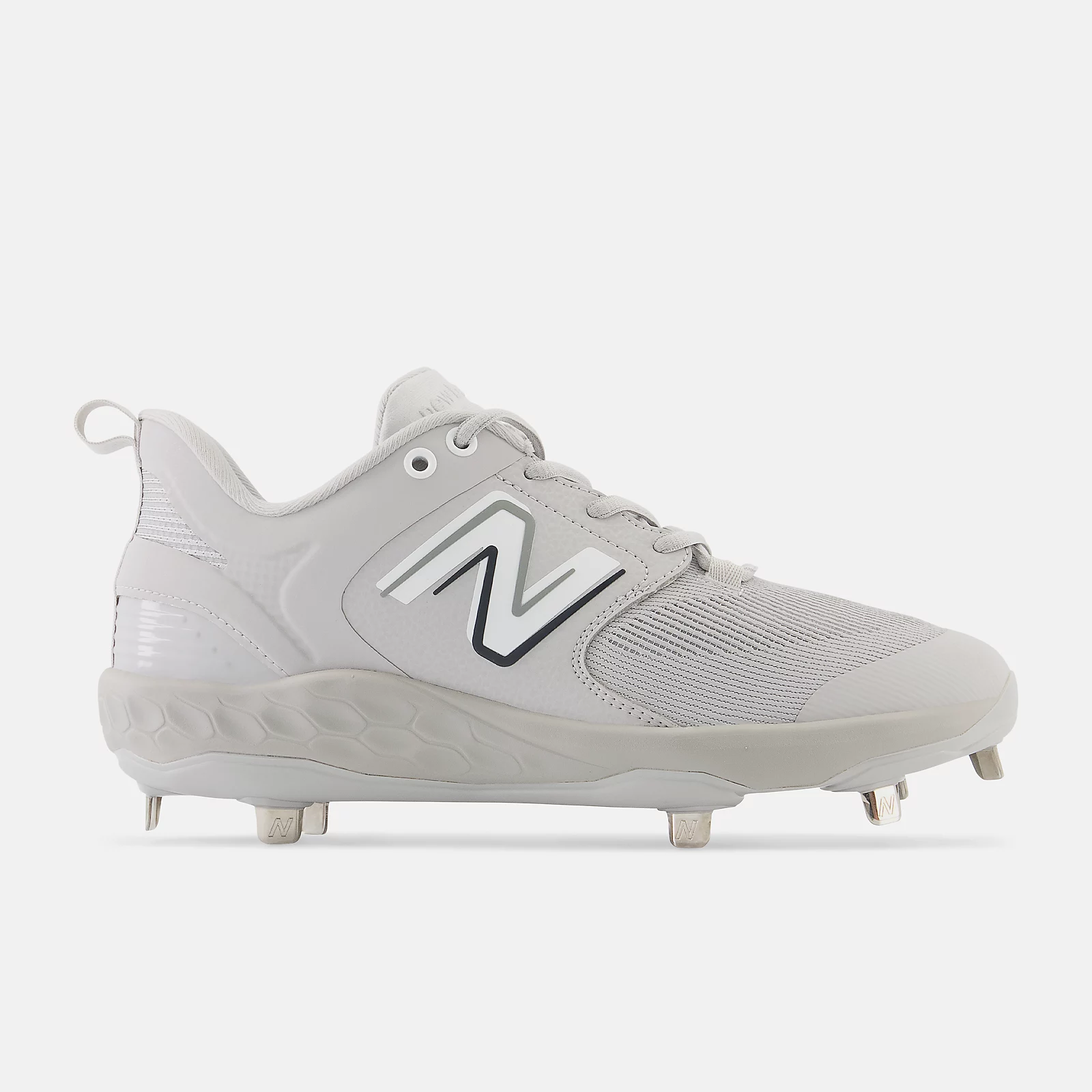 New Balance Grey/White L3000v6 Metal Spikes 1 New Balance Grey/White L3000v6 Metal Spikes