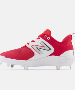 New Balance Red/White L3000v6 Metal Spikes 7 New Balance Red/White L3000v6 Metal Spikes -Wilson Shop l3000tr6 3