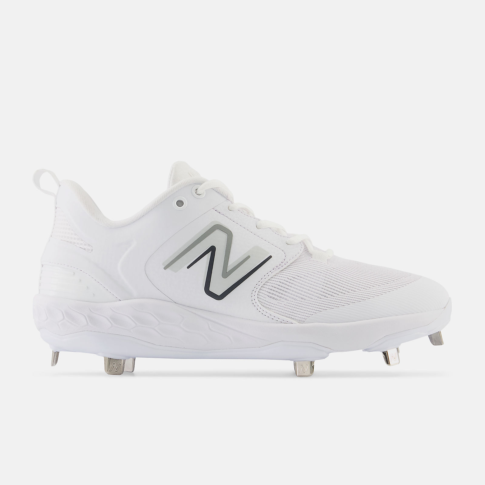 New Balance White L3000v6 Metal Spikes 1 New Balance White L3000v6 Metal Spikes