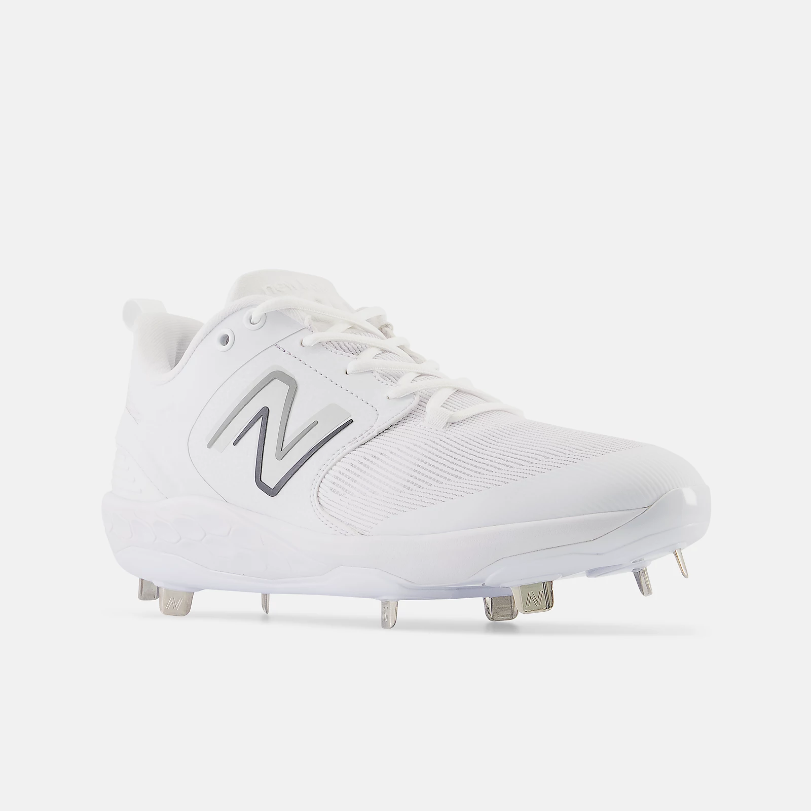 New Balance White L3000v6 Metal Spikes 2 New Balance White L3000v6 Metal Spikes - Image 2