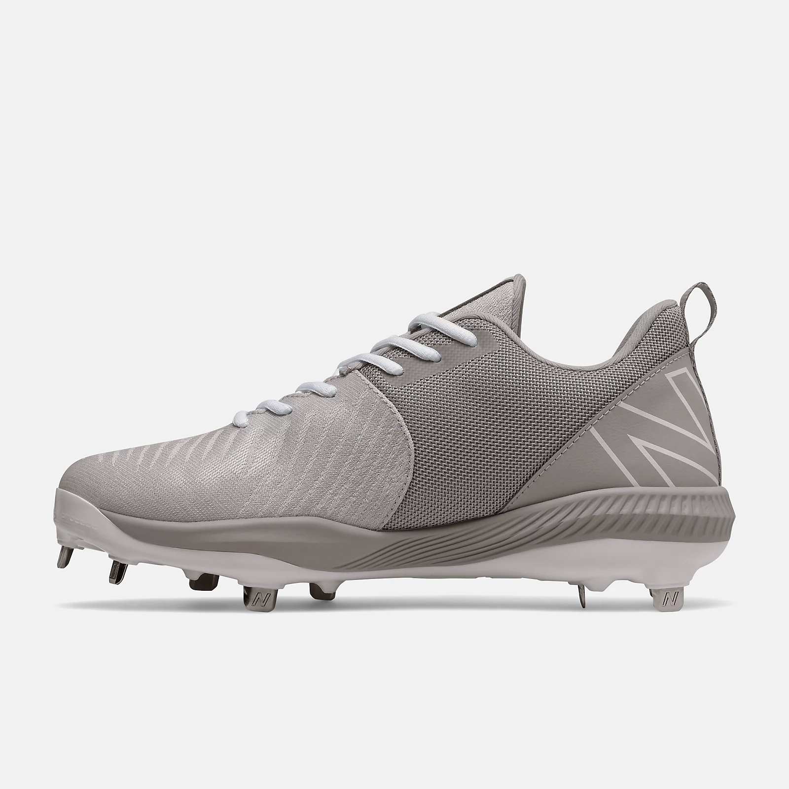 New Balance – Grey/White FuelCell 4040v6 Metal Spikes (L4040TG6) 3 New Balance – Grey/White FuelCell 4040v6 Metal Spikes (L4040TG6) - Image 3