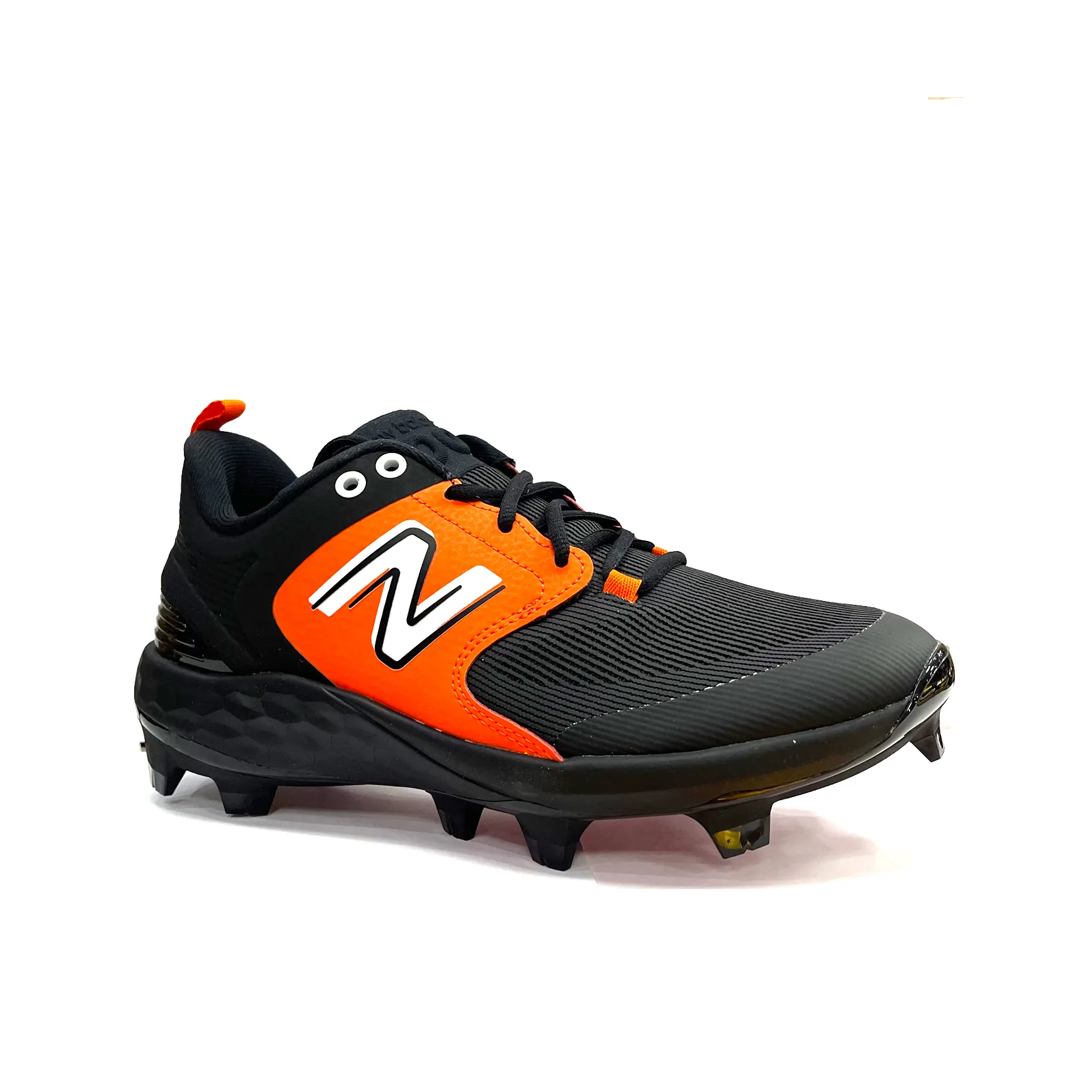 New Balance Black/Orange PL3000v6 Molded Cleats 1 New Balance Black/Orange PL3000v6 Molded Cleats