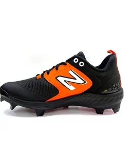 New Balance Black/Orange PL3000v6 Molded Cleats 7 New Balance Black/Orange PL3000v6 Molded Cleats -Wilson Shop pl3000O6 3