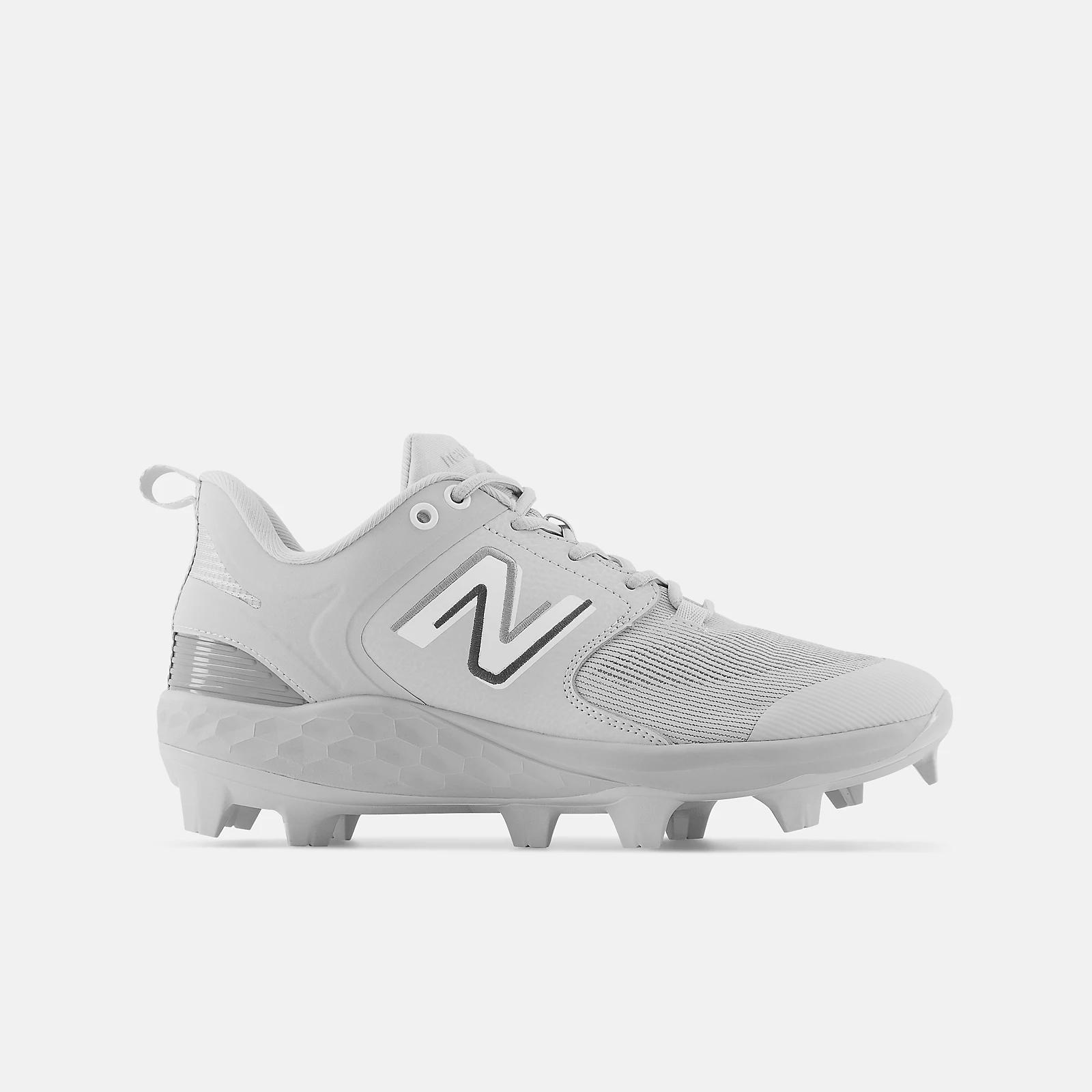 New Balance Grey PL3000v6 Molded Cleats 1 New Balance Grey PL3000v6 Molded Cleats