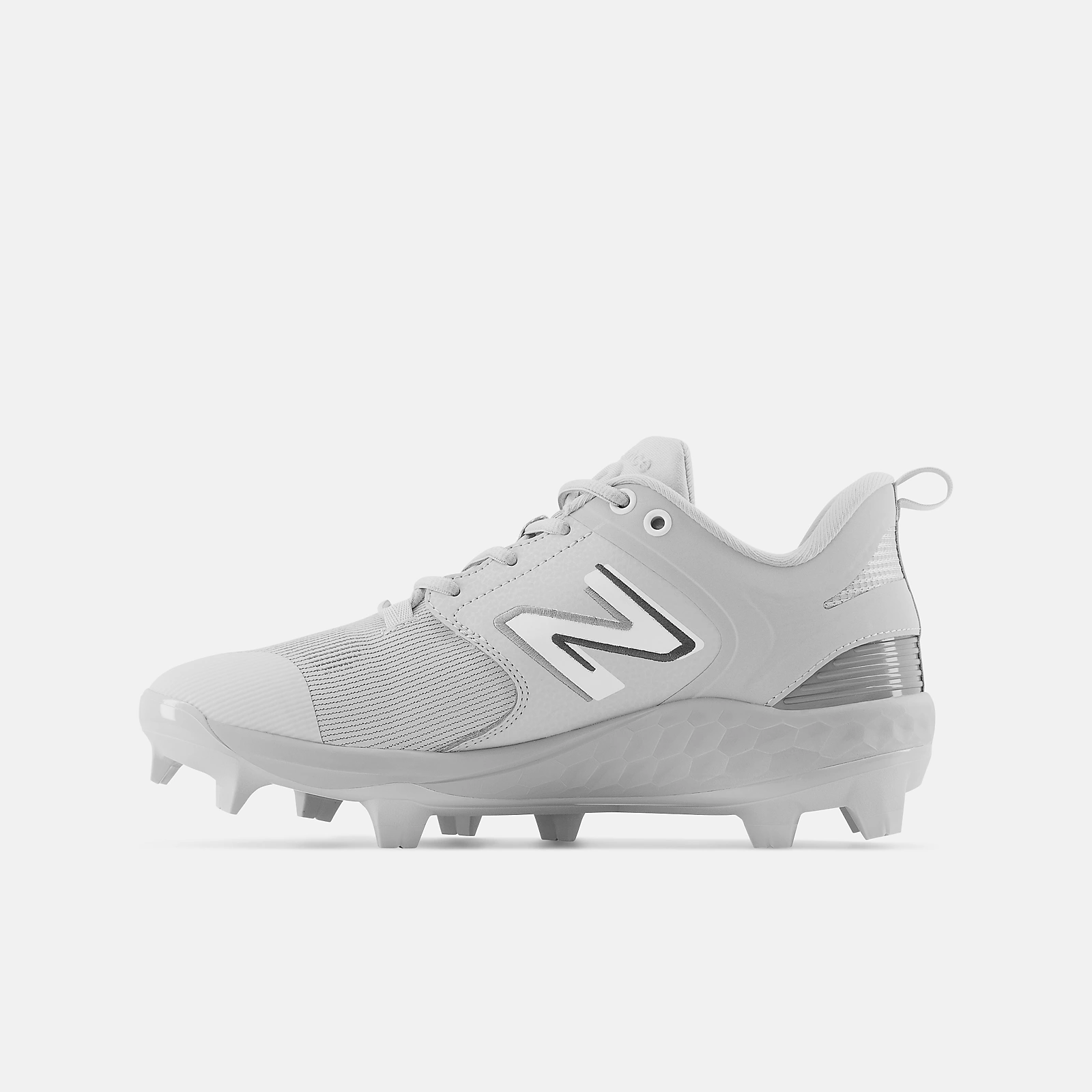 New Balance Grey PL3000v6 Molded Cleats 3 New Balance Grey PL3000v6 Molded Cleats - Image 3