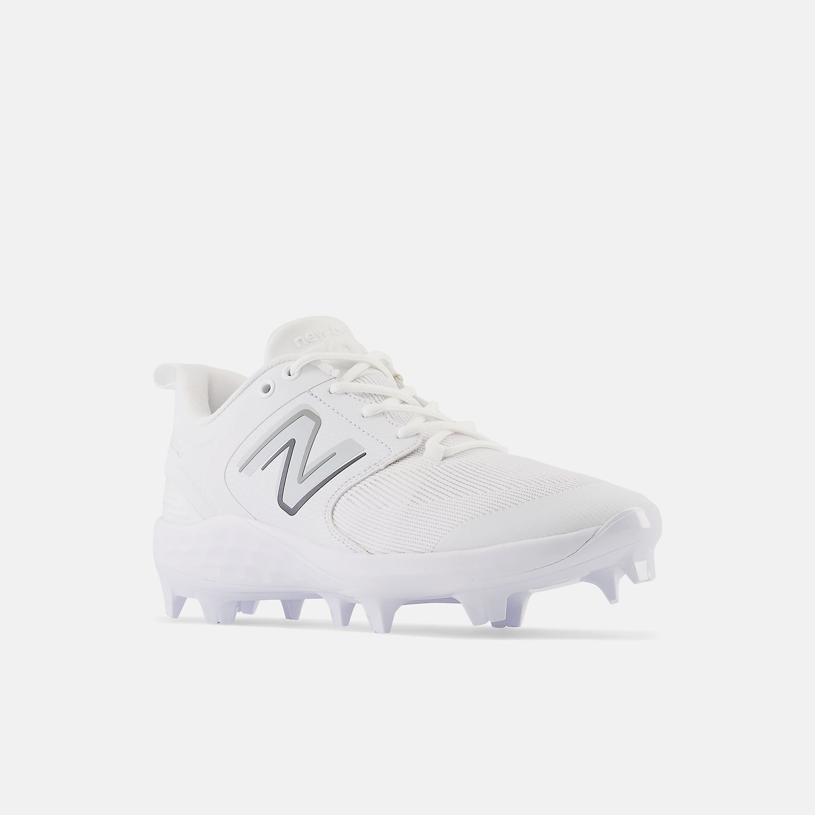 New Balance White PL3000v6 Molded Cleats New Balance White PL3000v6 Molded Cleats -Wilson Shop pl3000w6 2 1