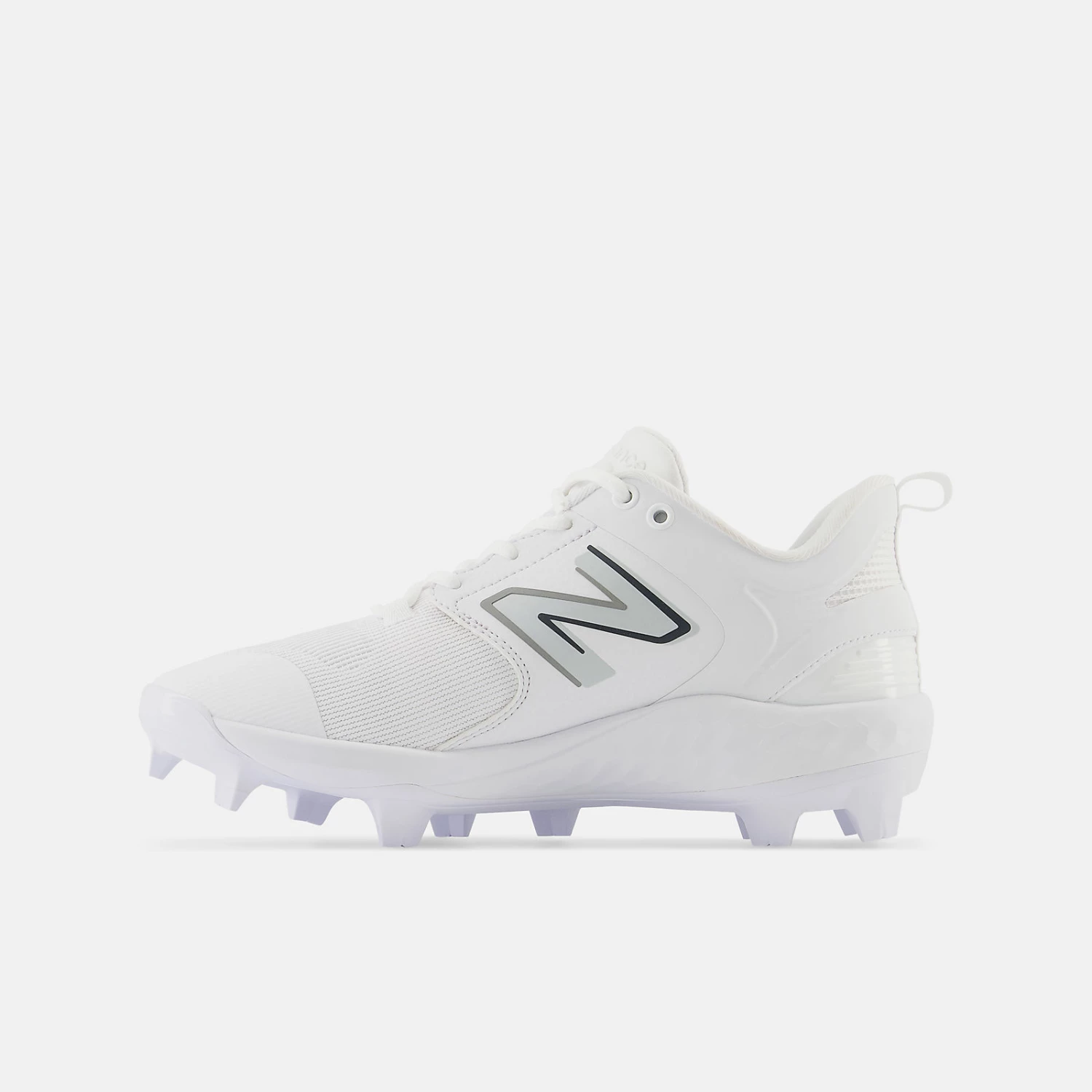 New Balance White PL3000v6 Molded Cleats 3 New Balance White PL3000v6 Molded Cleats - Image 3