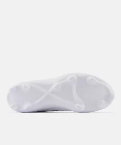New Balance White PL3000v6 Molded Cleats 9 New Balance White PL3000v6 Molded Cleats -Wilson Shop pl3000w6 5 1