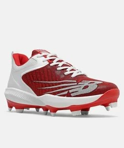 New Balance – Red/White FuelCell 4040v6 Molded Cleats (PL4040R6) 8 New Balance – Red/White FuelCell 4040v6 Molded Cleats (PL4040R6) -Wilson Shop pl4040r6 4