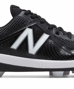 New Balance – Black/White Junior Low Rubber Baseball Cleats (J4040BK4)