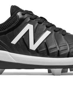 New Balance 4040v5 Youth Molded Cleats – Black/White (J4040BK5)