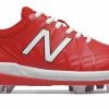 New Balance 4040v5 Youth Molded Cleats – Red/White (J4040TR5)