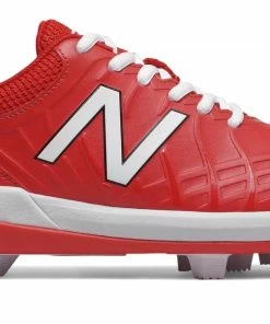 New Balance 4040v5 Youth Molded Cleats – Red/White (J4040TR5)