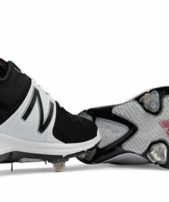 New Balance – Black/White Low-Cut 3000v3 Metal Spikes (L3000BK3) -Wilson Shop products l3000bk3 3