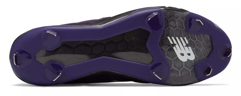 New Balance – Black/Purple Low-Cut L3000v4 Metal Spikes (L3000BP4) 3 New Balance – Black/Purple Low-Cut L3000v4 Metal Spikes (L3000BP4) - Image 3