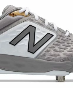 New Balance – Grey/White Low-Cut L3000v4 Metal Spikes (L3000GW4)