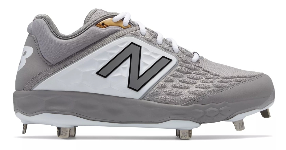 New Balance – Grey/White Low-Cut L3000v4 Metal Spikes (L3000GW4) 1 New Balance – Grey/White Low-Cut L3000v4 Metal Spikes (L3000GW4)