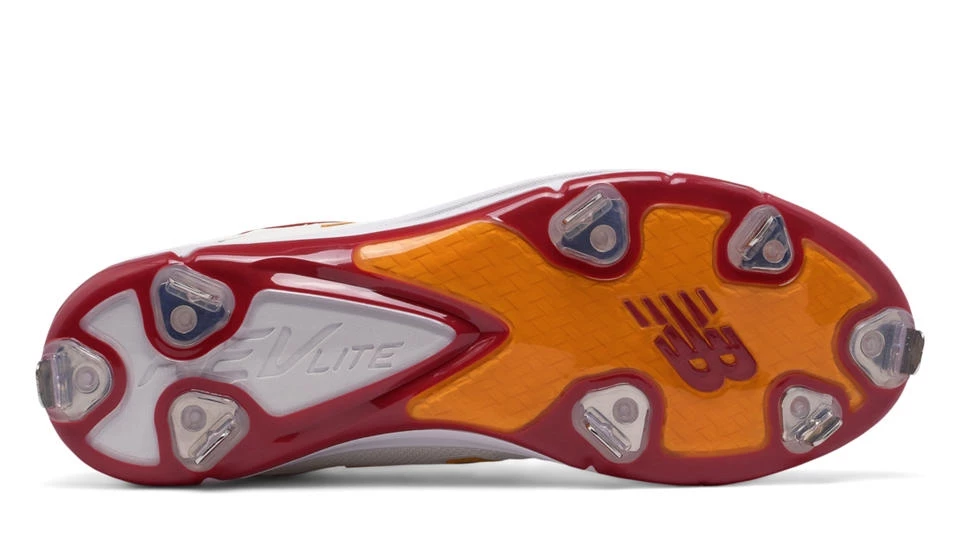 New Balance – Coumarin Pack Spikes – White/Burgundy/Gold (L3000MW3) 5 New Balance – Coumarin Pack Spikes – White/Burgundy/Gold (L3000MW3) - Image 5