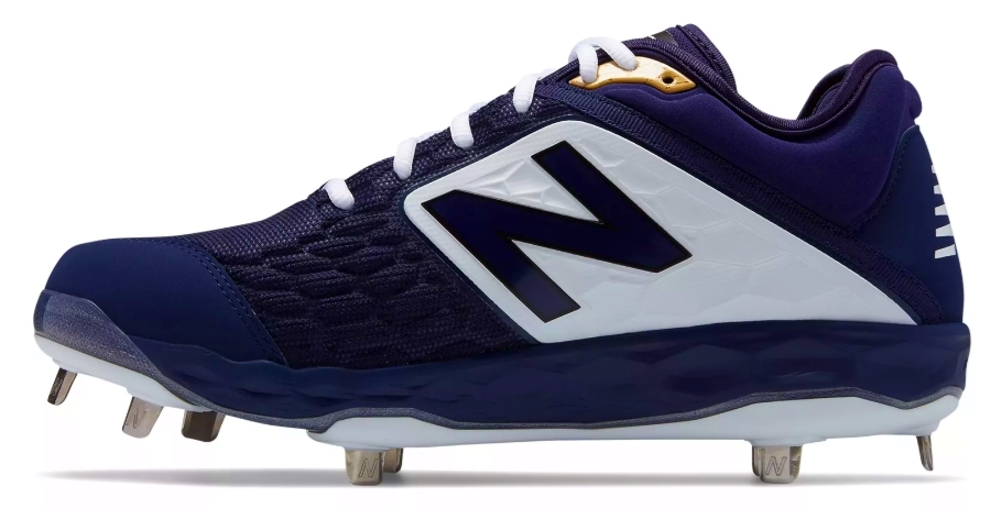 New Balance – Navy/White Low-Cut L3000v4 Metal Spikes (L3000TN4) 2 New Balance – Navy/White Low-Cut L3000v4 Metal Spikes (L3000TN4) - Image 2