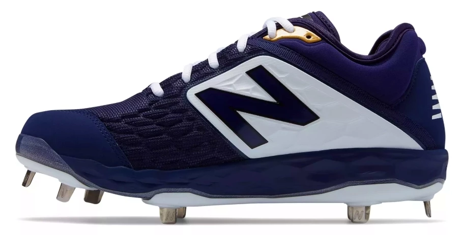New Balance – Navy/White Low-Cut L3000v4 Metal Spikes (L3000TN4) 2 New Balance – Navy/White Low-Cut L3000v4 Metal Spikes (L3000TN4) - Image 2