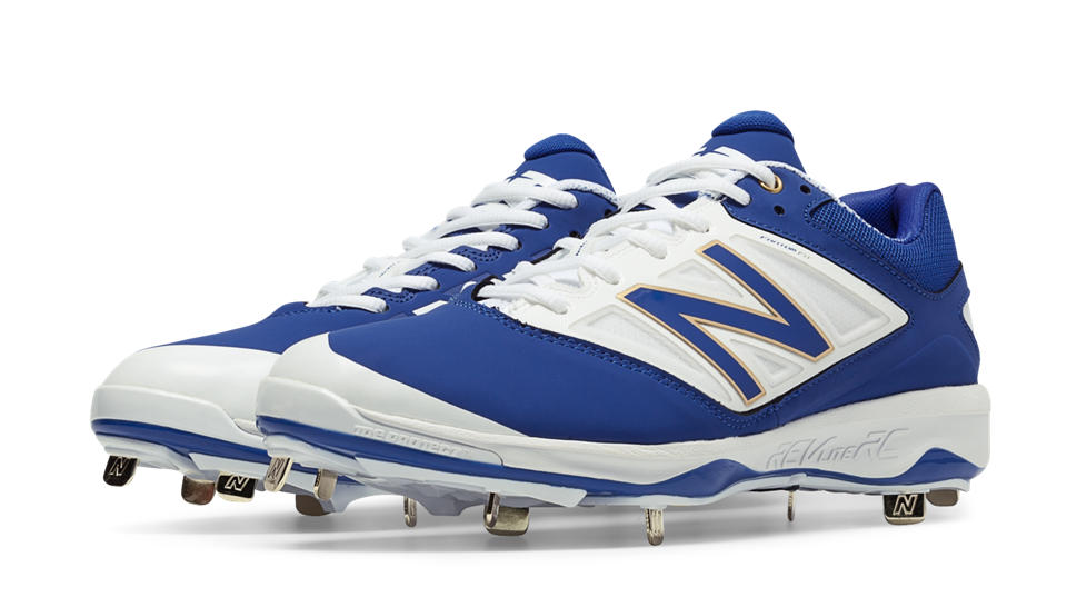 New Balance – Blue/White Low 4040v3 Baseball Spikes (L4040AB3) New Balance – Blue/White Low 4040v3 Baseball Spikes (L4040AB3) -Wilson Shop products l4040ab3 1