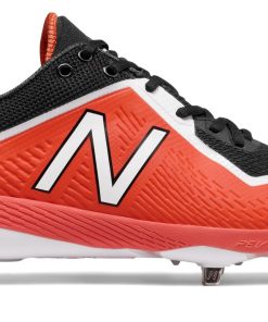 New Balance – Black/Orange 4040v4 Baseball Spikes (L4040BO4)