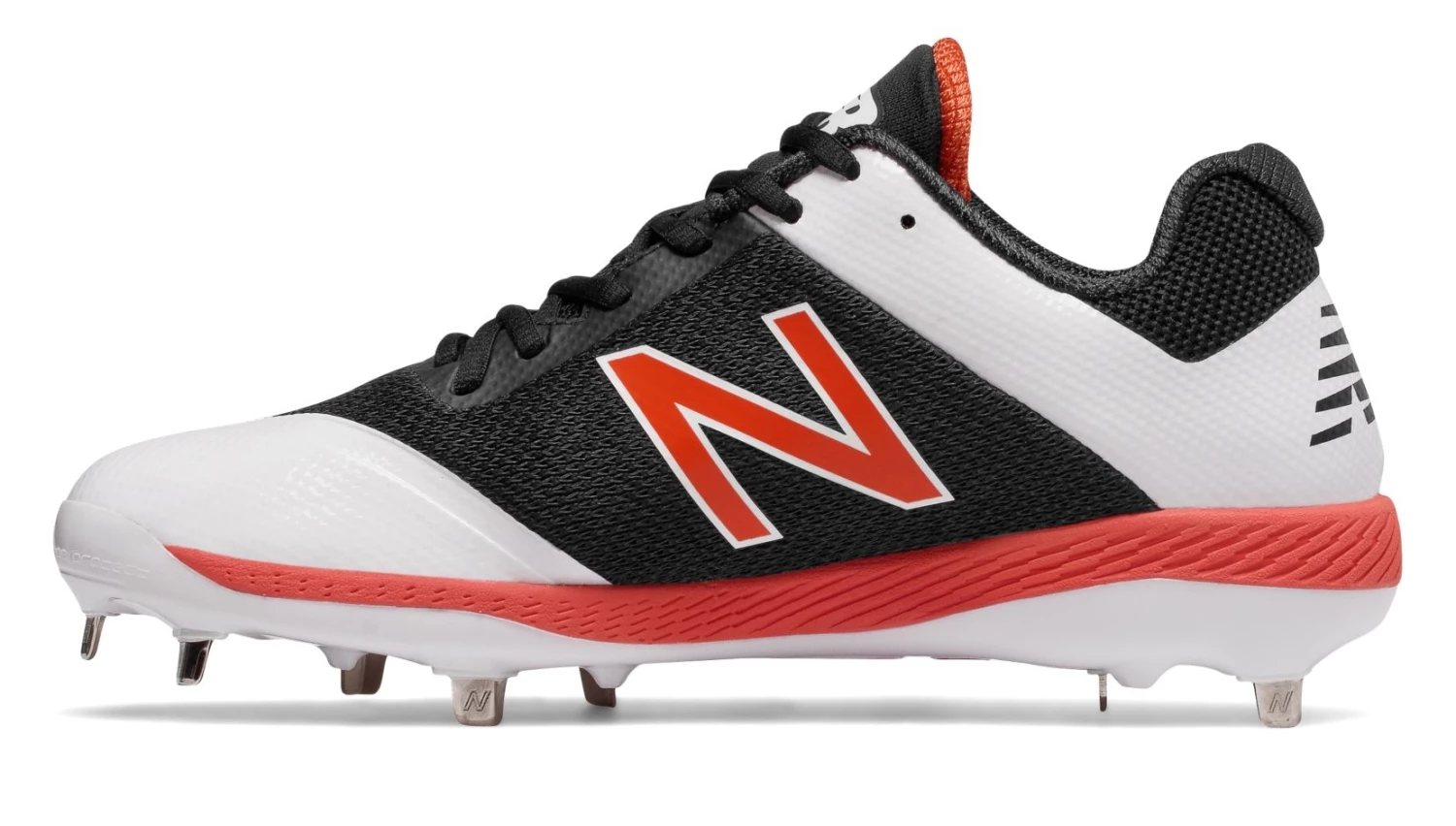 New Balance – Black/Orange 4040v4 Baseball Spikes (L4040BO4) 2 New Balance – Black/Orange 4040v4 Baseball Spikes (L4040BO4) - Image 2