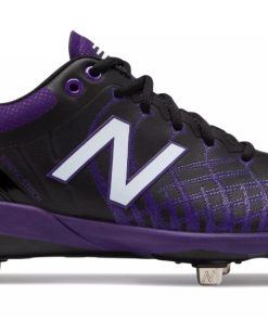 New Balance 4040v5 Metal Spikes – Black/Purple (L4040BP5)