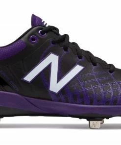 New Balance 4040v5 Metal Spikes – Black/Purple (L4040BP5)